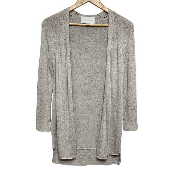 Brochu Walker Open Front Cardigan Sweater Womens M Linen...